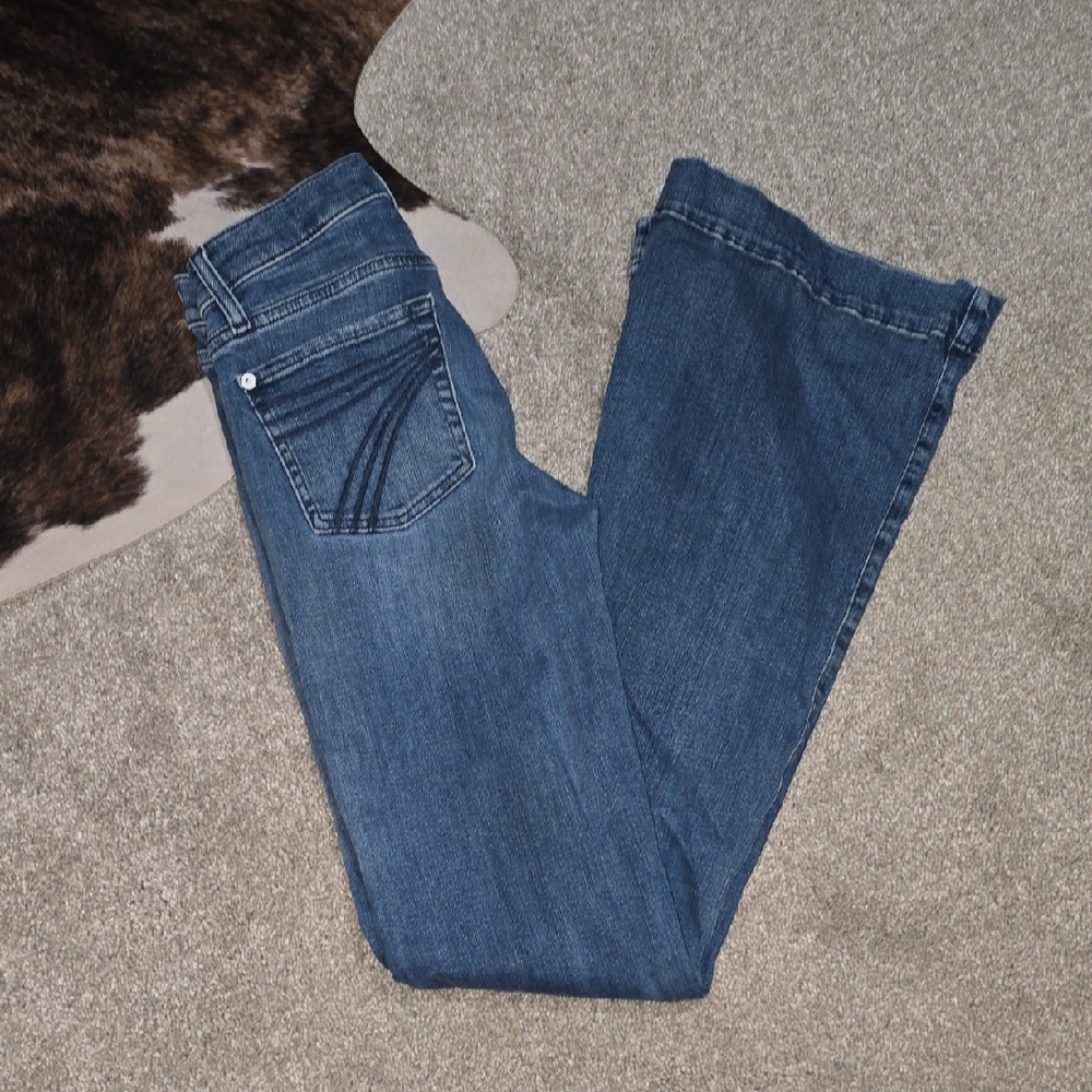 7 For All Mankind Indigo Boot Cut Jeans